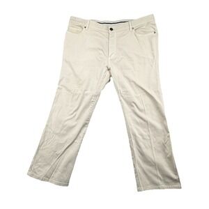 Ermenegildo Zegna Beige Denim Cotton Straight Leg Men's 5 Pkt Jeans SZ 42 X‎ 27